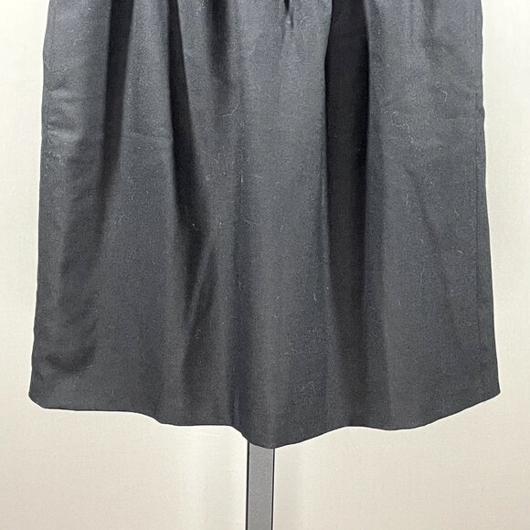 NEW J Crew Skirt Womens 00 Black Pull On A-Line Skirt classic preppy - Picture 3 of 10